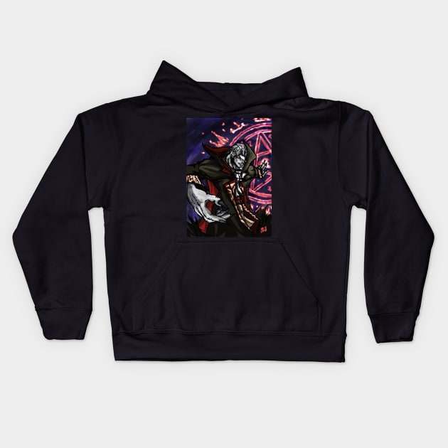 Castlevania Dracula - Have at you! Kids Hoodie by TeShura